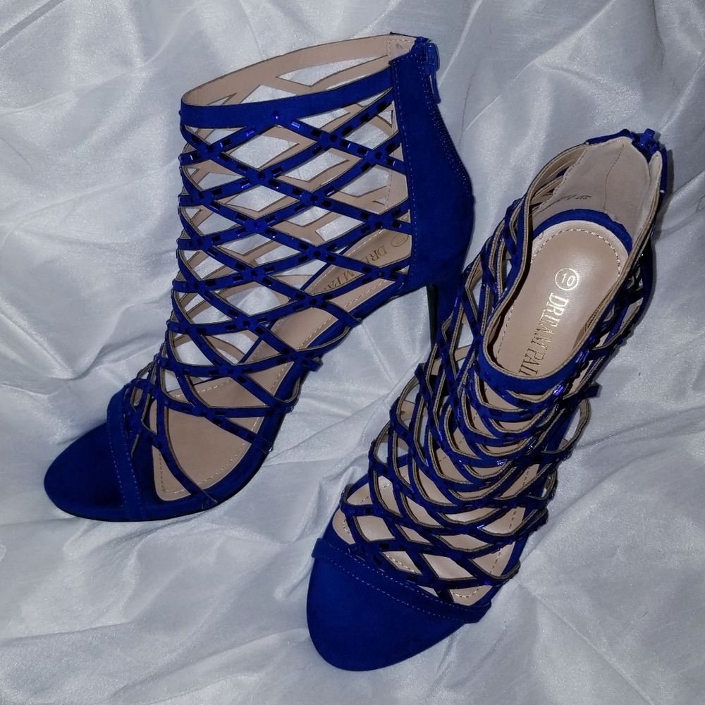 Women's Royal Blue Dream Pairs Stilettos
